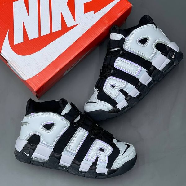کتونی نایک ایر مور آپتمپو سفید مشکی Nike Air More Uptempo