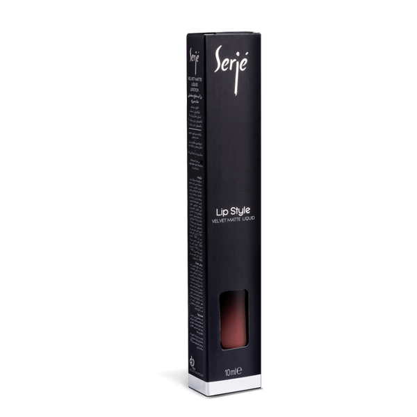 رژ لب مایع مخملی مات سرژه کد 105 (Mauve Red)
