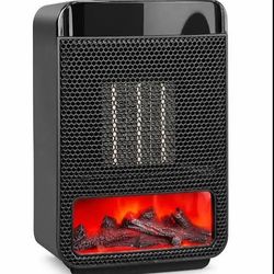 هیتر سرامیکی رومیزی با طرح شومینه سه بعدی Flame Heater