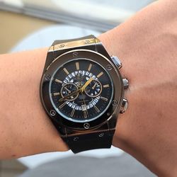 ⌚️ ساعت مردانه بند پیو مارک Hublot (هایکپی درجهیک)