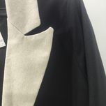 کت تکه دوزی یقه بلیزر مشکی