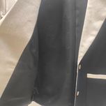 کت تکه دوزی یقه بلیزر مشکی