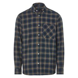 پیراهن آستین بلند مردانه فلانل برند لیورجی مدل ابی قهوه‌ای 474745