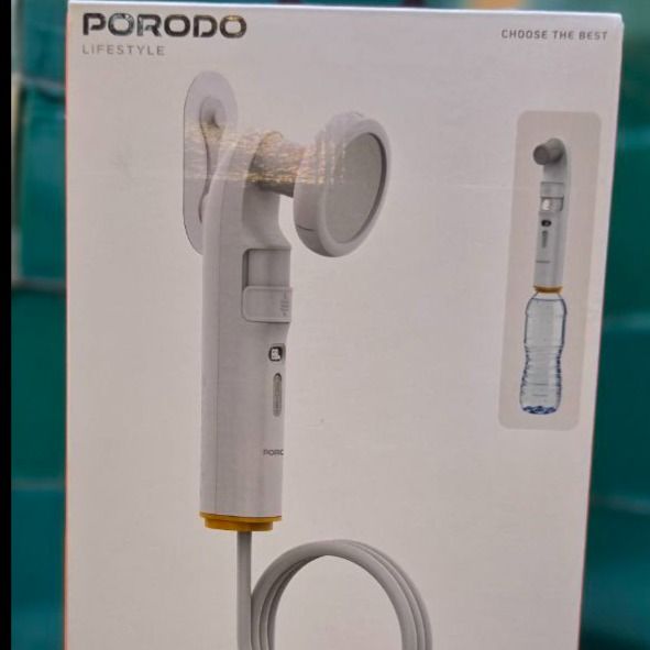 ✨ دوش و بیده مسافرتی شارژی پرودو مدل PDLFSTPB55WH
