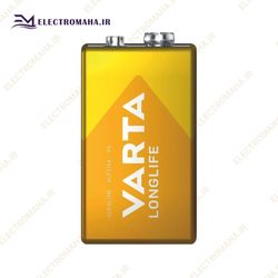 باتری کتابی 9 ولت VARTA Long Life