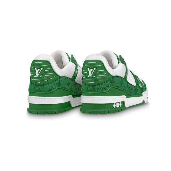کتونی لویی ویتون ترینر سبز Louis Vuitton LV Trainer