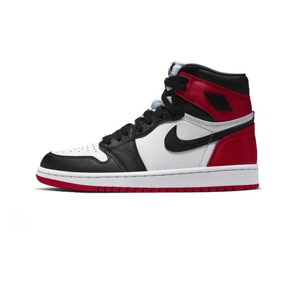 کتونی نایک ایر جردن 1 مشکی قرمز ساقدار