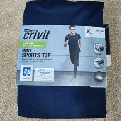 تیشرت آستین کوتاه ورزشی مردانه برند کریویت مدل سرمه ای 357820