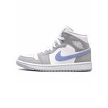 کتونی ایر جردن ساقدار Air Jordan 1 Wolf Grey Aluminium