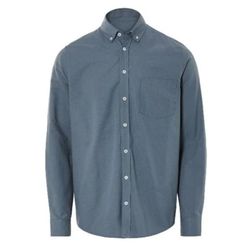 پیراهن آستین بلند مردانه برند لیورجی مدل آبی خاکستری 464180