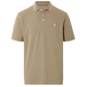 پولوشرت آستین کوتاه مردانه برند لیورجی مدل نسکافه ای 473010