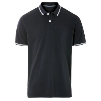 پولوشرت آستین کوتاه مردانه برند لیورجی مدل سرمه‌ای تیره 473001