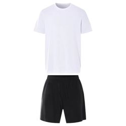 ست تیشرت و شلوارک مردانه برند لیورجی مدل سفید و مشکی 473113