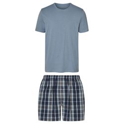 ست تیشرت و شلوارک مردانه برند اسمارا من مدل آبی 479901