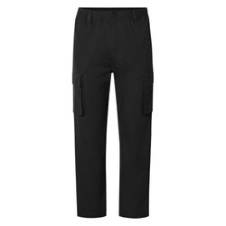 شلوار کارگو سبک کتان مردانه دمپا آزاد برند لیورجی مدل مشکی 502410