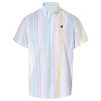 پیراهن آستین کوتاه مردانه برند لیورجی پولو یواس گراند مدل چند رنگ 453098