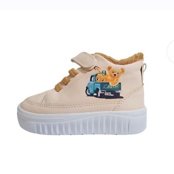 نیم بوت بچگانه خزدار خرسی (کرم)