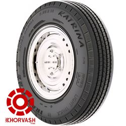 لاستیک ایران تایر 700/16 تیوبلس سیمی مدل KATRINA کاترینا 700R16 (سیمی ،گل جلو) گل‌ریز درجه 1 + 36ماه گارانتی شرکتی
