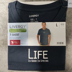 تیشرت آستین کوتاه مردانه برند لیورجی مدل life 464212