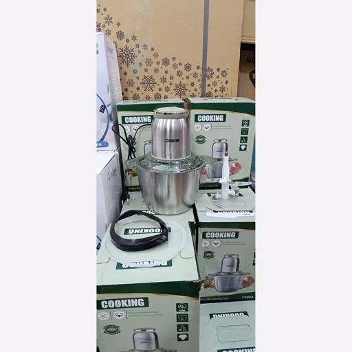 خردکن کوکینگ 3 لیتری 1200 وات چند کاره بدنه استیل با موتور دوسرعته (ارسال پس کرایه)