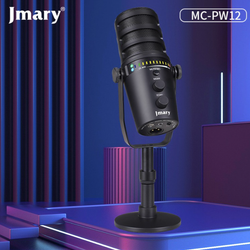 میکروفون رومیزی جیماری مدل Jmary MC-PW12 XLR/USB-A Microphone