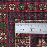 فرش دستباف سایز مربع چهار متری خشتی پشمی (تمام پشم یلمه طرح خشتی) کد 6280