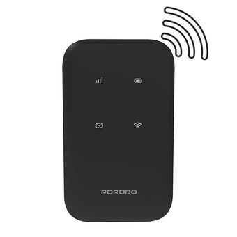 مودم جیبی 4G LTE پرودو Porodo Pocket Router 4G LTE WiFi 6 PD-LFST132