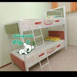 تختخواب 2طبقه فلزی مدل نگین