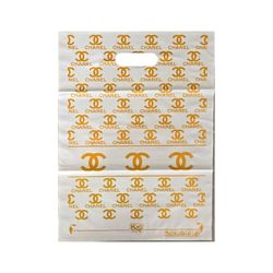 نایلکس موزی مدل Chanel سفید سایز 50×35 بسته عمده 25 کیلویی