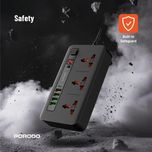 🔌 چندراهی و هاب شارژ هوشمند از برند Porodo مدل سری PD-FWCH013 با کابل 2 متری