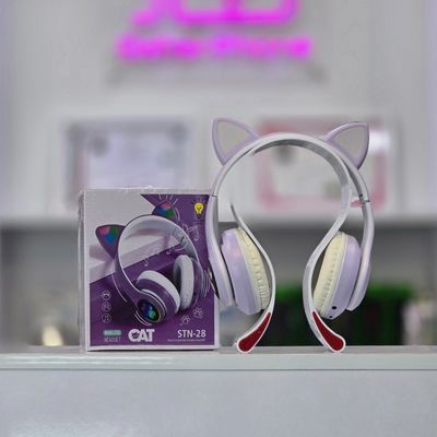 هدفون بلوتوثی گربه ای مدل STN-28