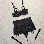 ست فانتزی فنردار دامنی زنانه کد 1034