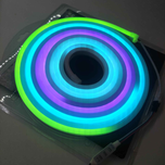ریسه نئون فلکسی rgb برنامه پذیر ، حساس به صدا و رونده