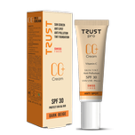سی سی کرم پلاس تراست TRUST شماره 3 بژ تیره | پوششدهی بالا، روشنکننده و ضد لک پوست | Trust CC Cream Plus Shade 3