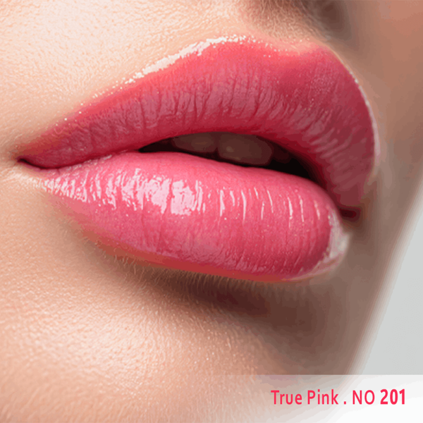 رژ لب مایع ابریشمی ساتین سرژه کد 201 | رنگ ترو پینک (True Pink)