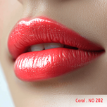 رژ لب مایع ابریشمی ساتین سرژه کد 202 | رنگ کورال (Coral)