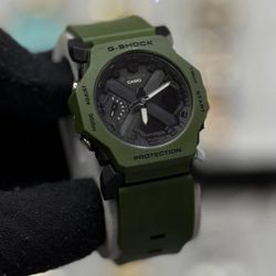 ساعت جی شاک مدل GA 2300 سبز یشمی های کپی موتور ژاپن