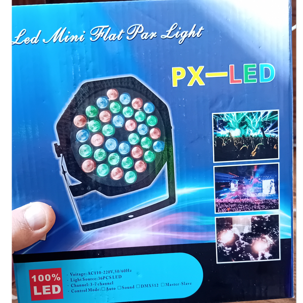 چراغ رقص نور PX-LED + ریموت کنترل PX-LED LED Light