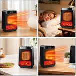 🔥🪵 هیتر سرامیکی رومیزی با طرح شومینه سه بعدی (Flame Heater) 🪵🔥