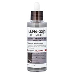 آمپول پیل شات برنج سیاه لایه بردار و روشن کننده دکتر ملاکسین (Dr.Melaxin Peel Shot Exfoliating Black Rice Ampoule)
