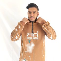 دورس نیم‌زیپ مردانه اسپرت کرم مدل BLNCG.BRANO