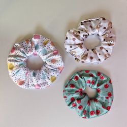 اسکرانچی طرحدار ساتن 2