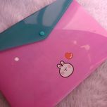 پوشه دکمه دار طرح دار پاپکو