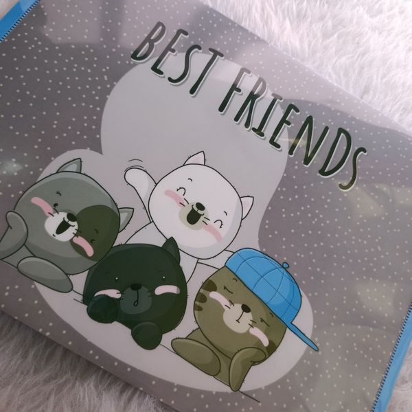 پوشه دکمه دار طرح دار پاپکو