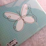 پوشه دکمه دار طرح دار پاپکو