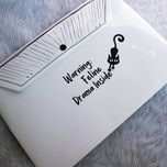 پوشه دکمه دار طرح دار پاپکو