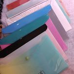 پوشه دکمه دار طرح دار پاپکو