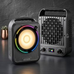 ویدیو لایت حرفه ای 220 وات YJBEI مدل YJBEI RGB Video light JK-1000 R (دارای اپلیکیشن حرفه ای ، نور پردازی استودیویی