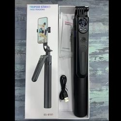 سه پایه و مونوپاد هوشمند مدل Tripod face tracking es b181  ( چرخش 360 درجه ، ردیاب چهره و هوش مصنوعی )