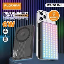 پنل نور ثابت RGB ( سانپک ) Plokama مدل MS20 Pro مغناطیسی